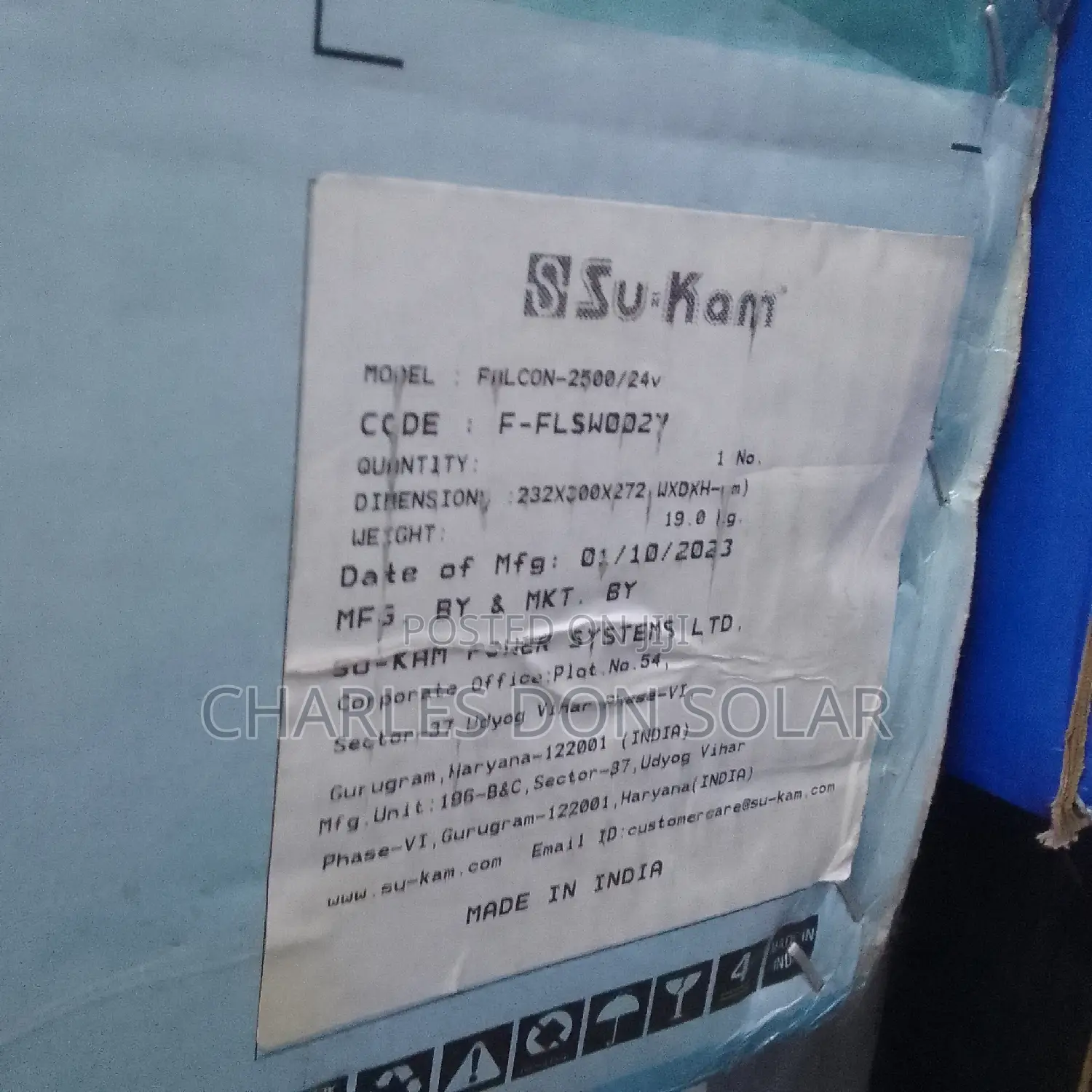 Sucam Inverter 2.5kva
