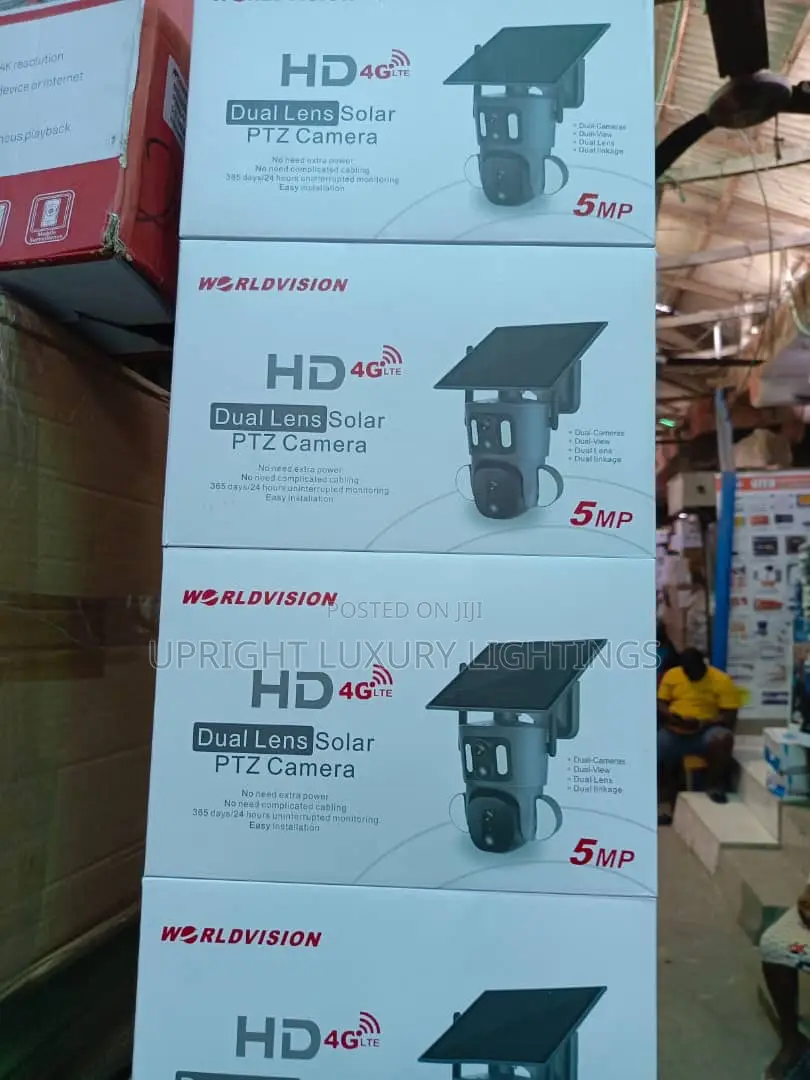 Dual Lens Solar PTZ Camera