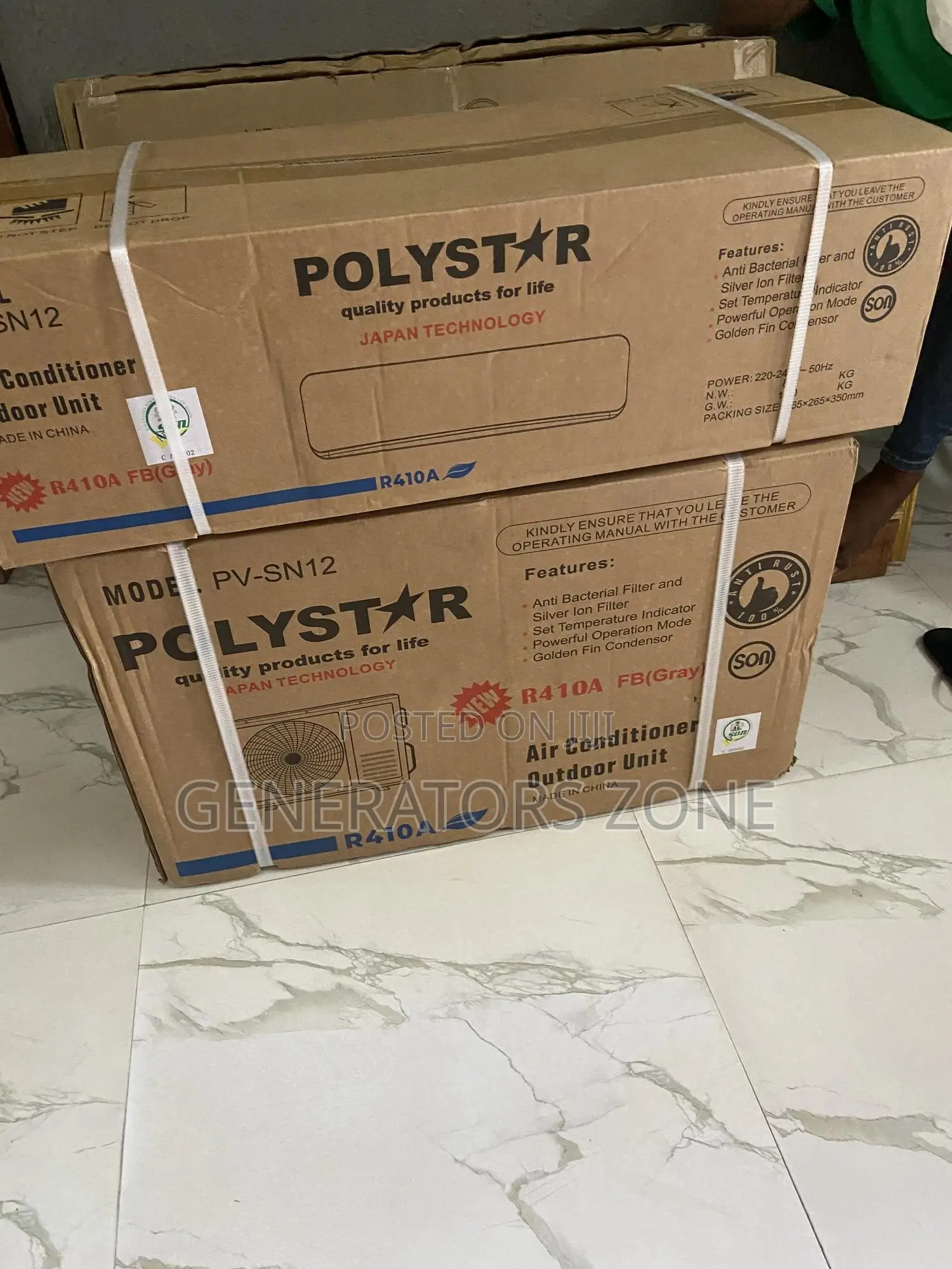 Brand New [Pv-Sn12] Polystar Non- Inverter AC