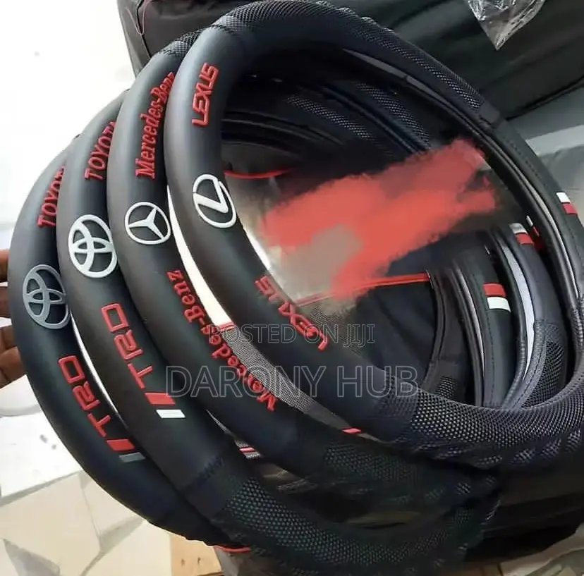 TOP Quality BRANDED LOGO Steering Wheel Cover