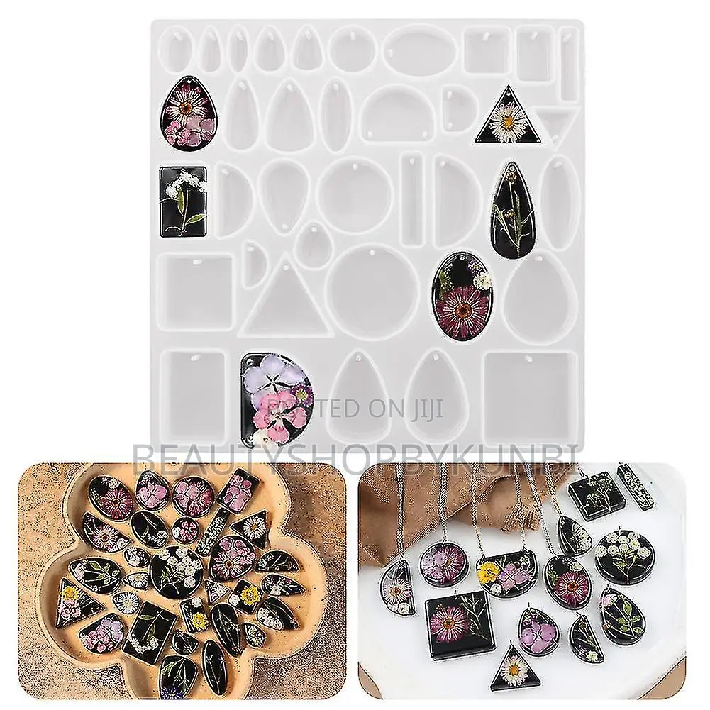 Epoxy Resin Jewelry Mold 38 Cavities