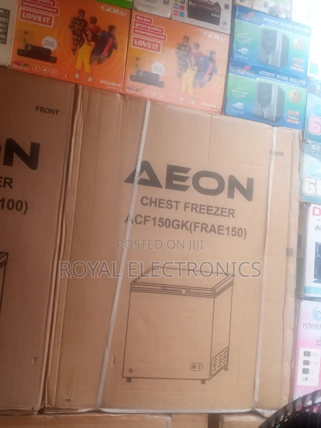 Standard Aeon 150 Litres Chest Freezer (ACF150GK) - Grey