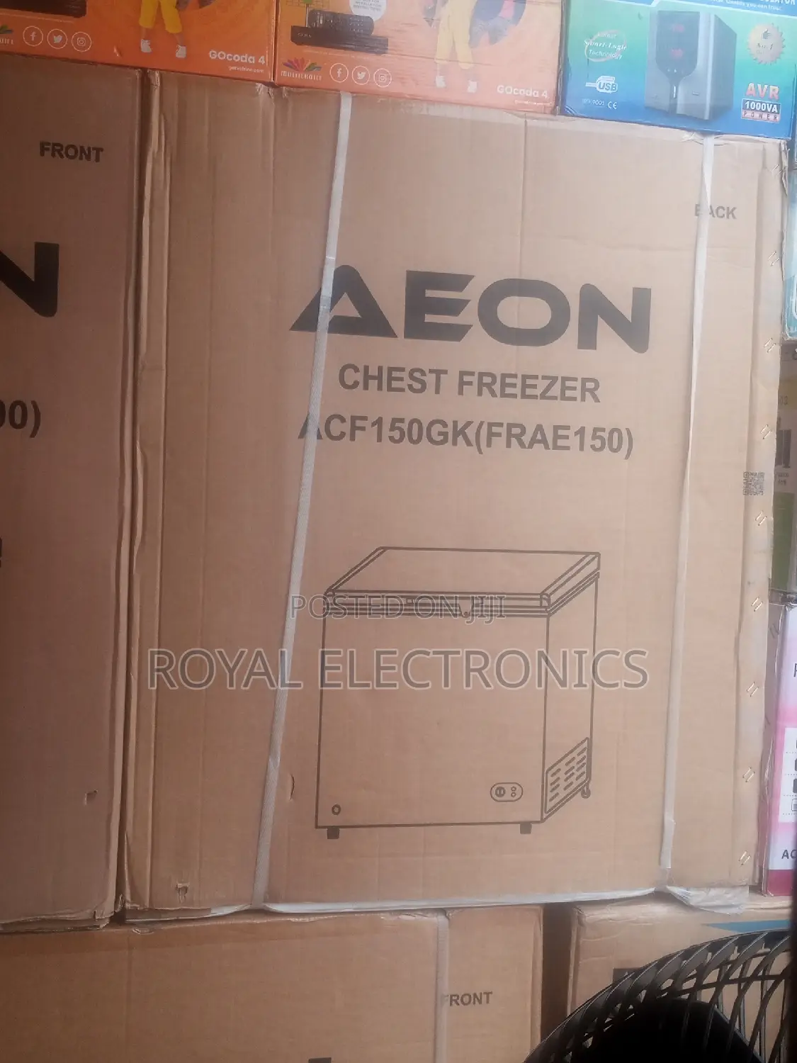 Powerful Aeon 150 Litres Chest Freezer (ACF150GK)
