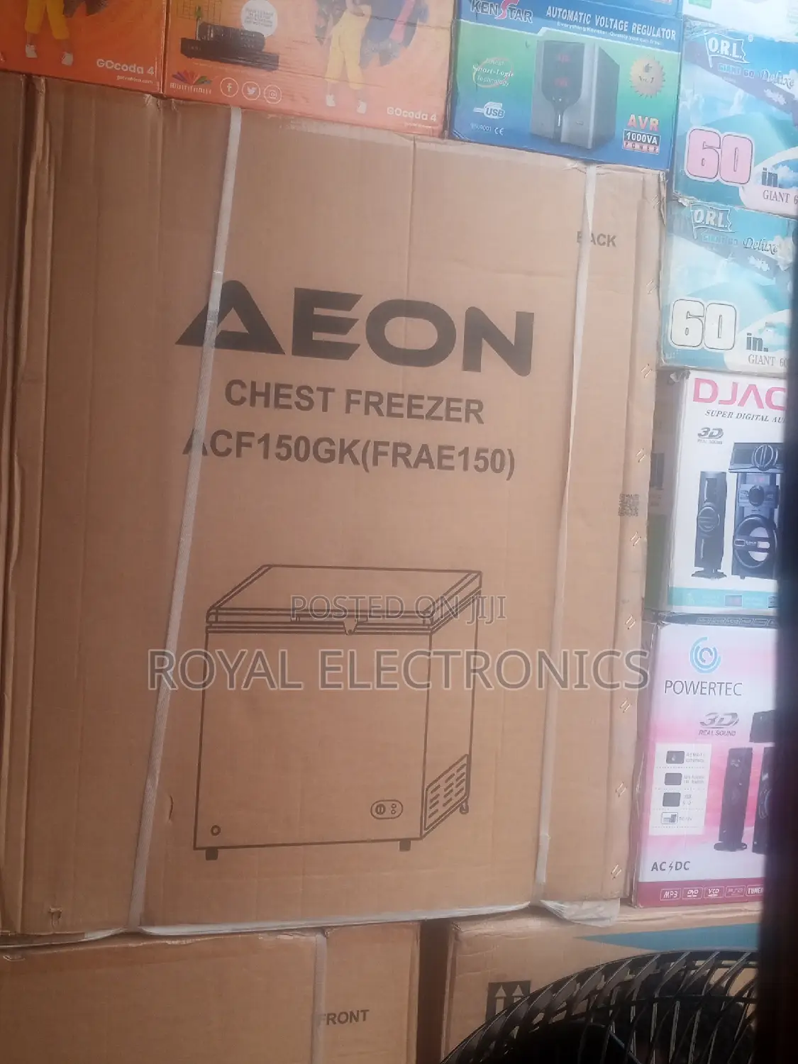 Powerful Aeon 150 Litres Chest Freezer (ACF150GK)