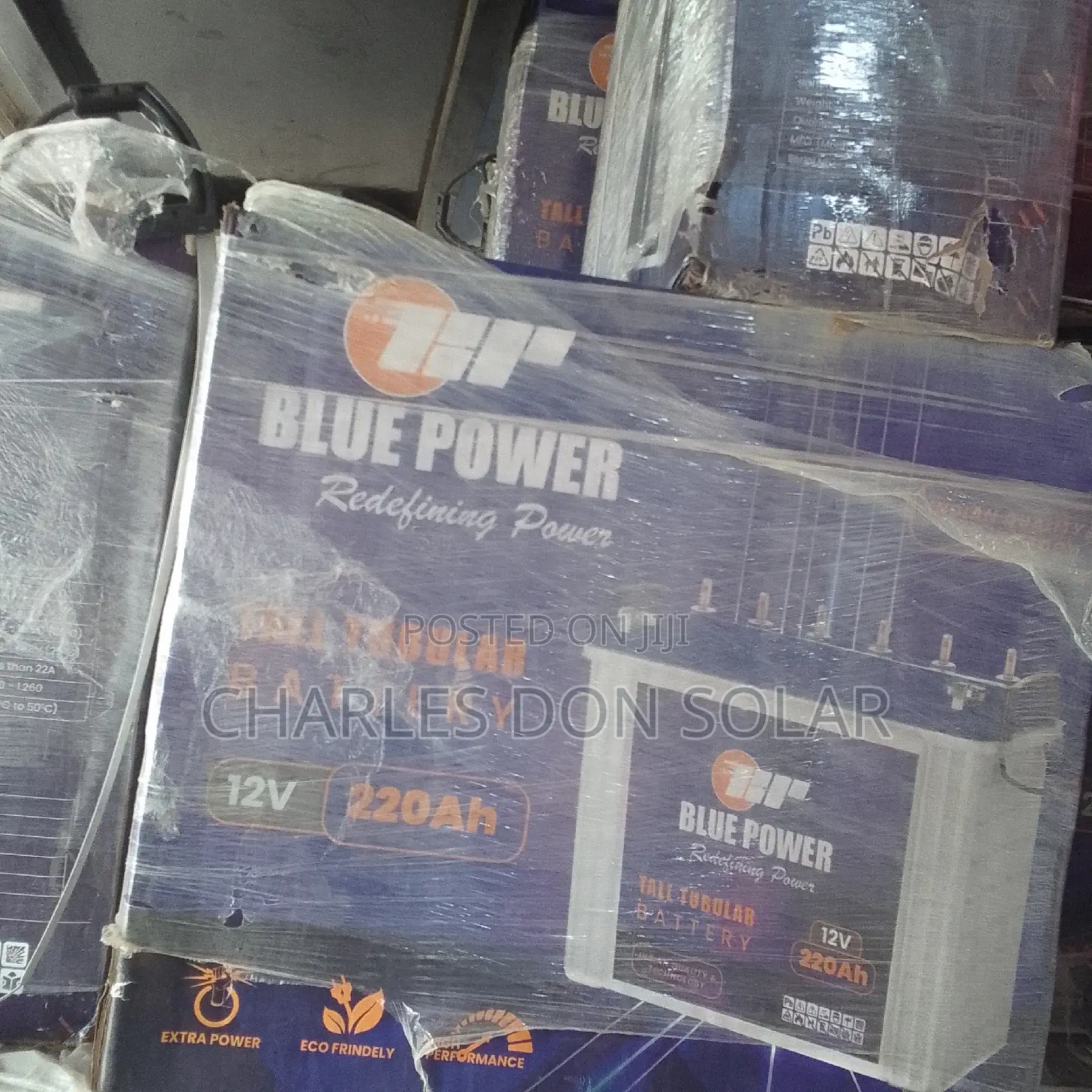 Blue Power Solar Tubular Battery 220ah