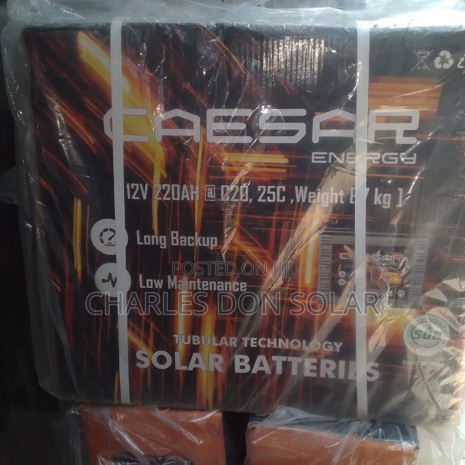Caesar Tubular Battery 220ah