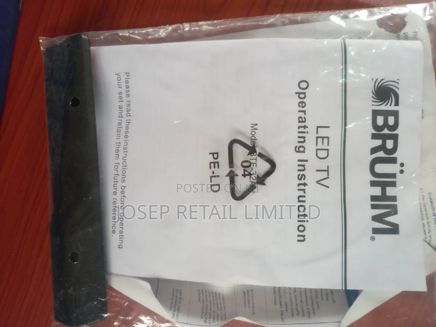 32inches Bruhm Ultra Slim Led Tv Open Box New.