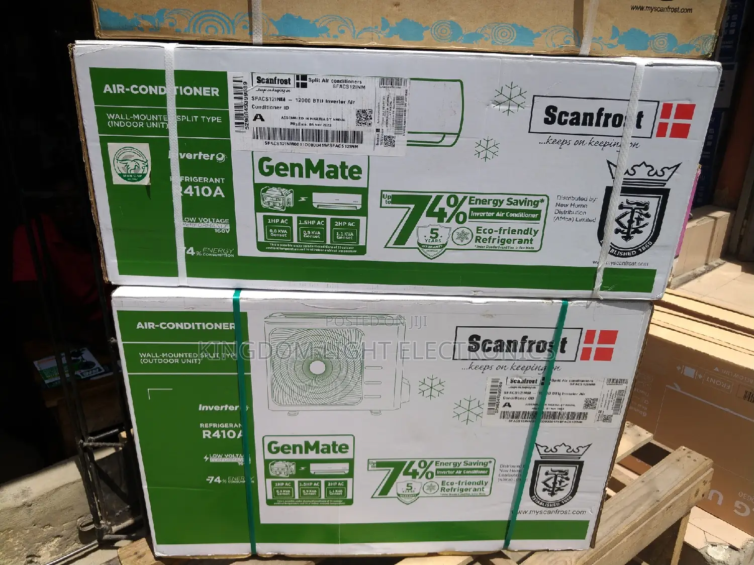 Original Scanfrost Inverter 1.5hp Air Condition.