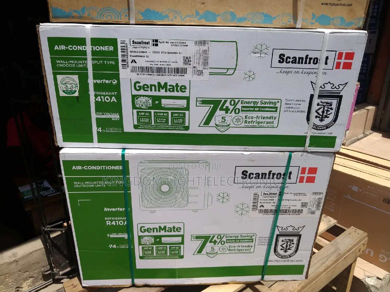 Original Scanfrost Inverter 1.5hp Air Condition.
