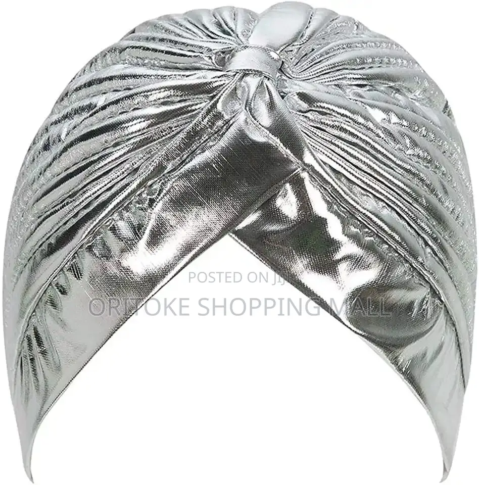 Women Metallic Turban Head