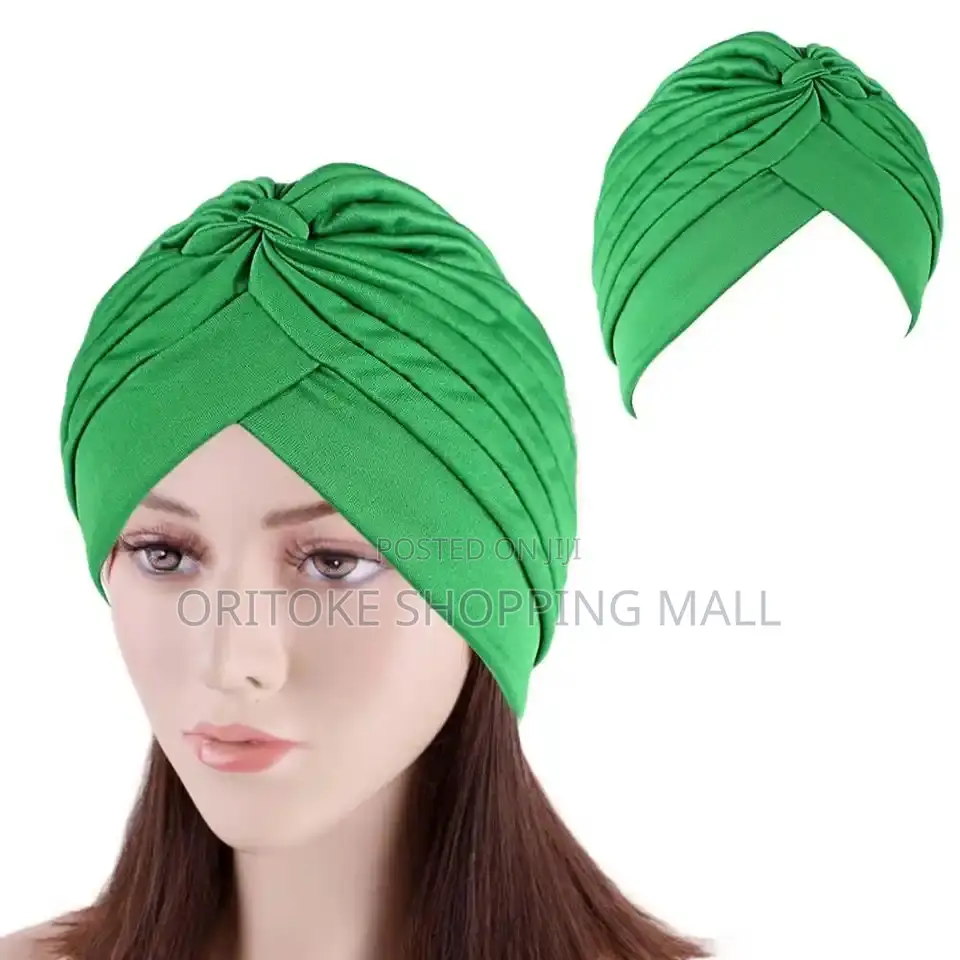 Beanie Cap Trendy Cross Shape Elastic Turban Hat