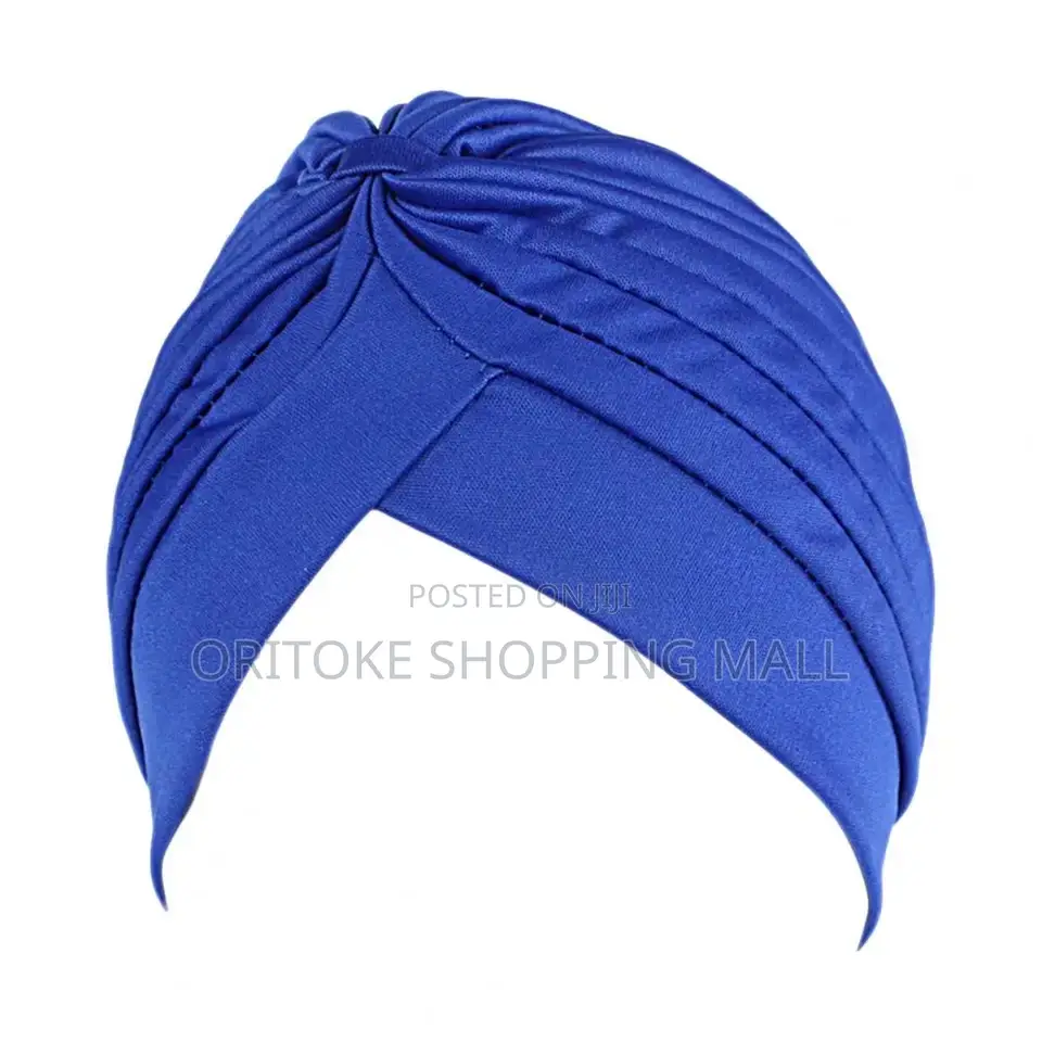 Beanie Cap Trendy Cross Shape Elastic Turban Hat