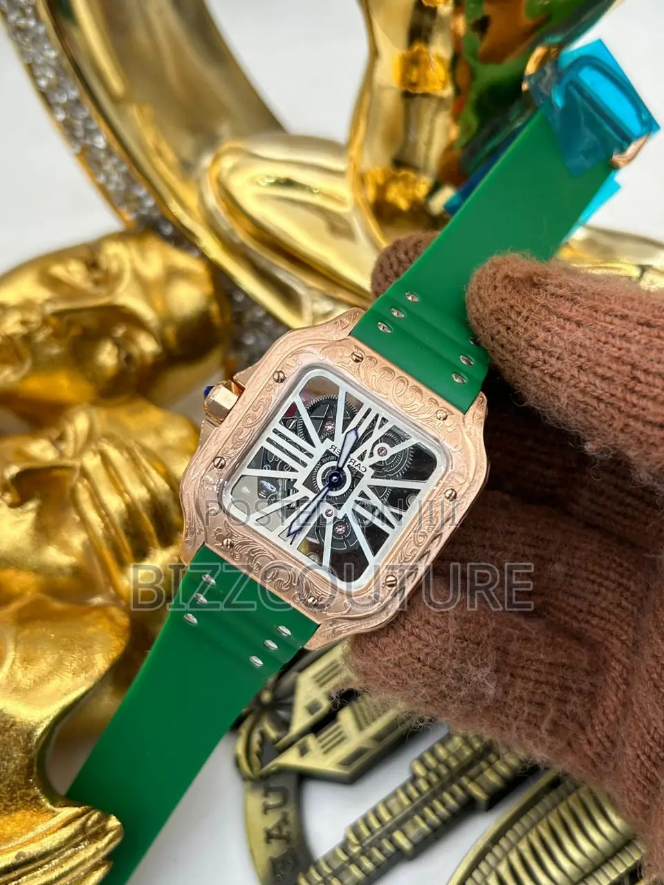 Original CARTIER MECHANICAL RUBBER WATCH Available in Store