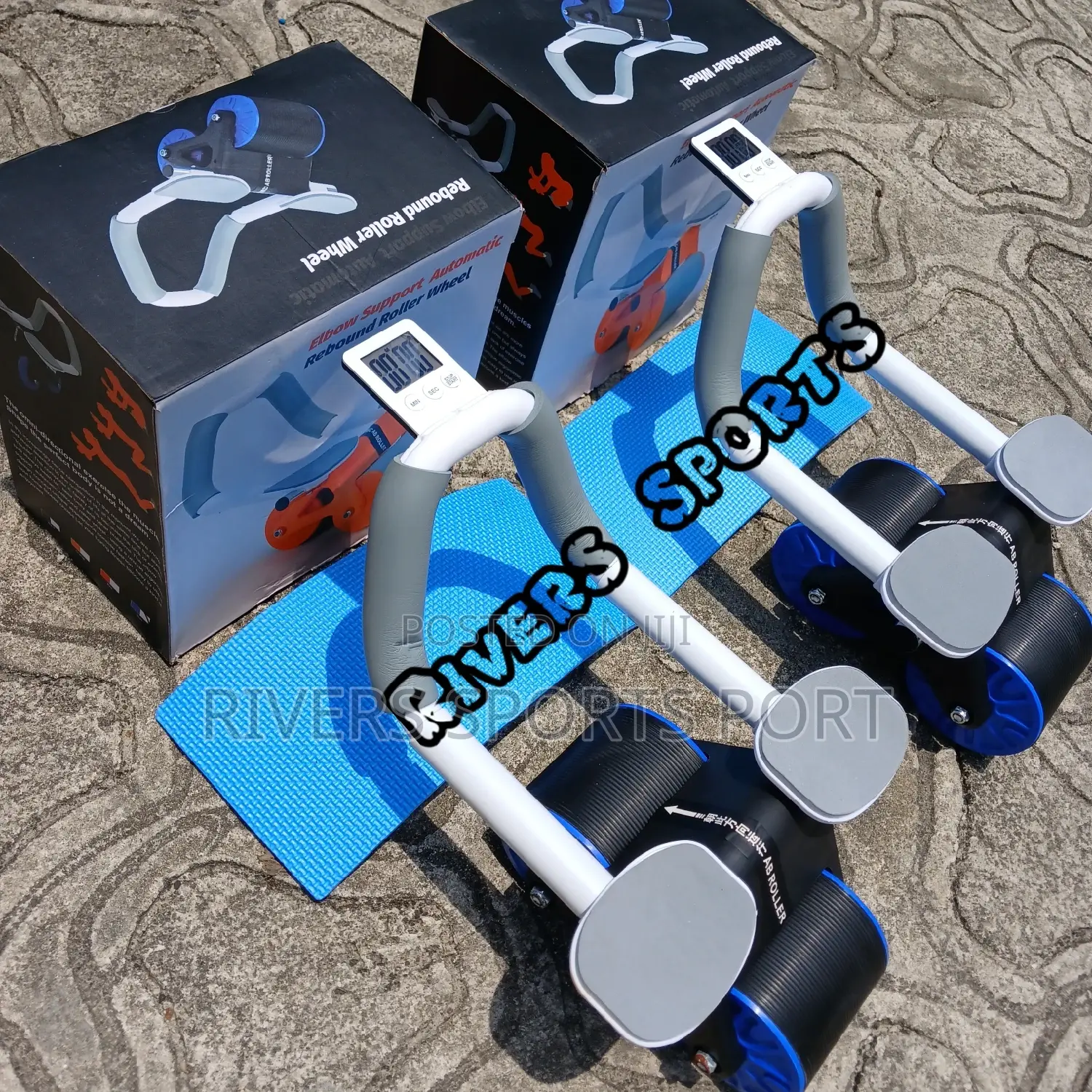 240kg Ab Roller Wheel Automatic Rebound With Elbow Support