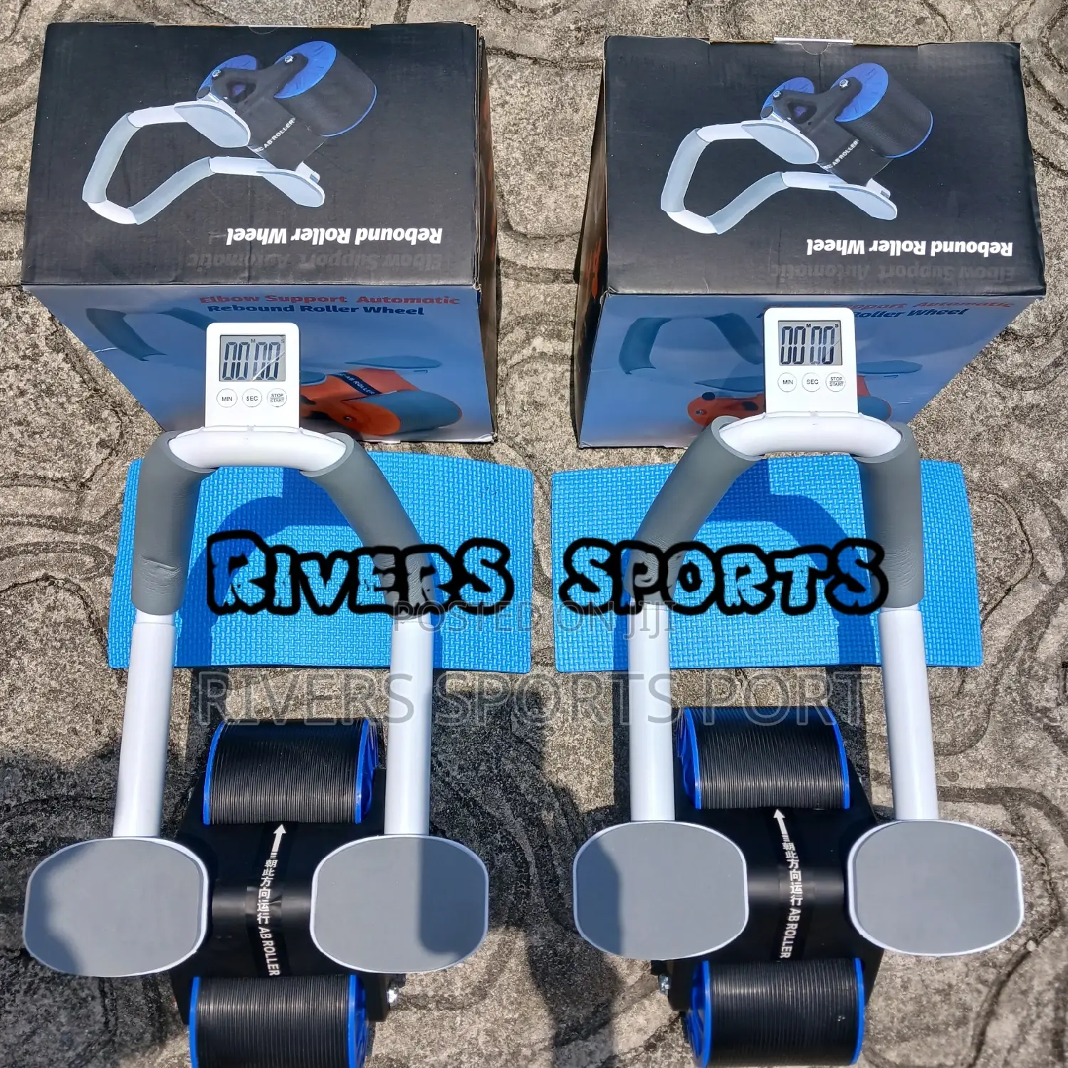 240kg Ab Roller Wheel Automatic Rebound With Elbow Support
