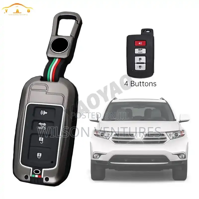 Fashion Zinc Alloy Car Key Cover Case Fob Shell for Toyota