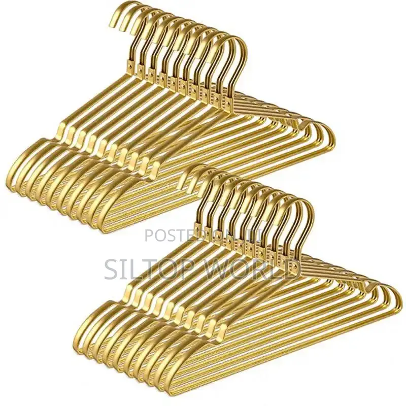 5pcs Gold Plated Clothes Hanger