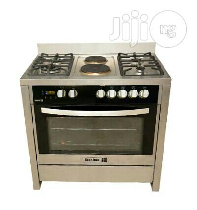 Scanfrost 4 Gas 2 Electric Gas Cooker