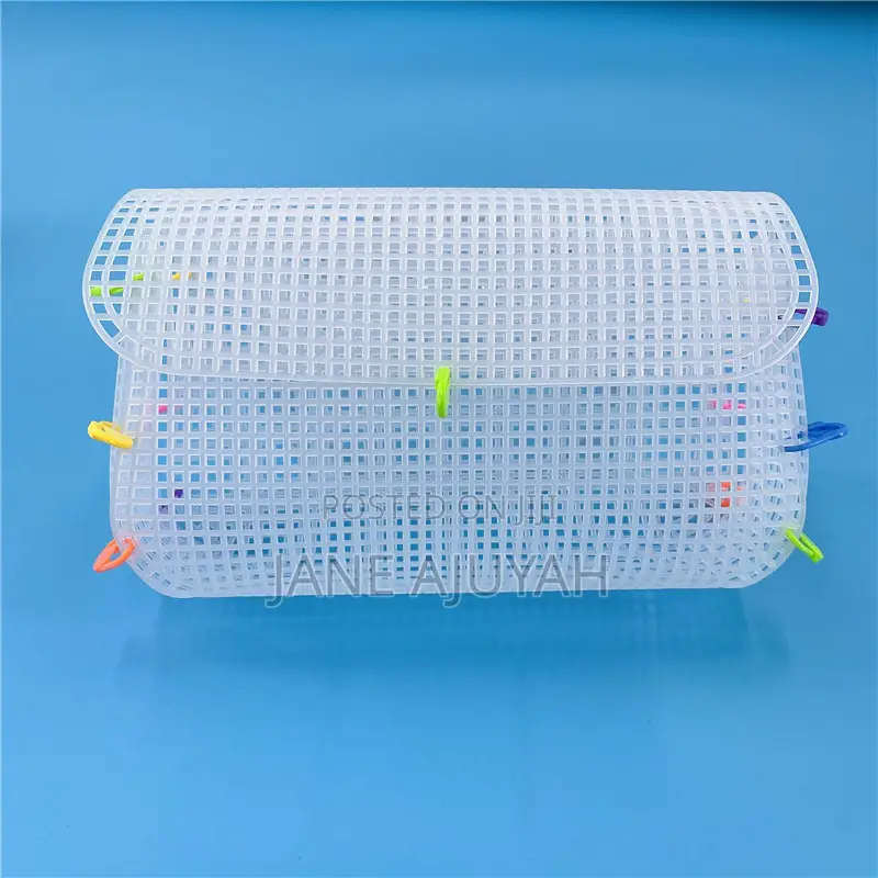 Plastic Mesh Cloth for Bag Making DIY