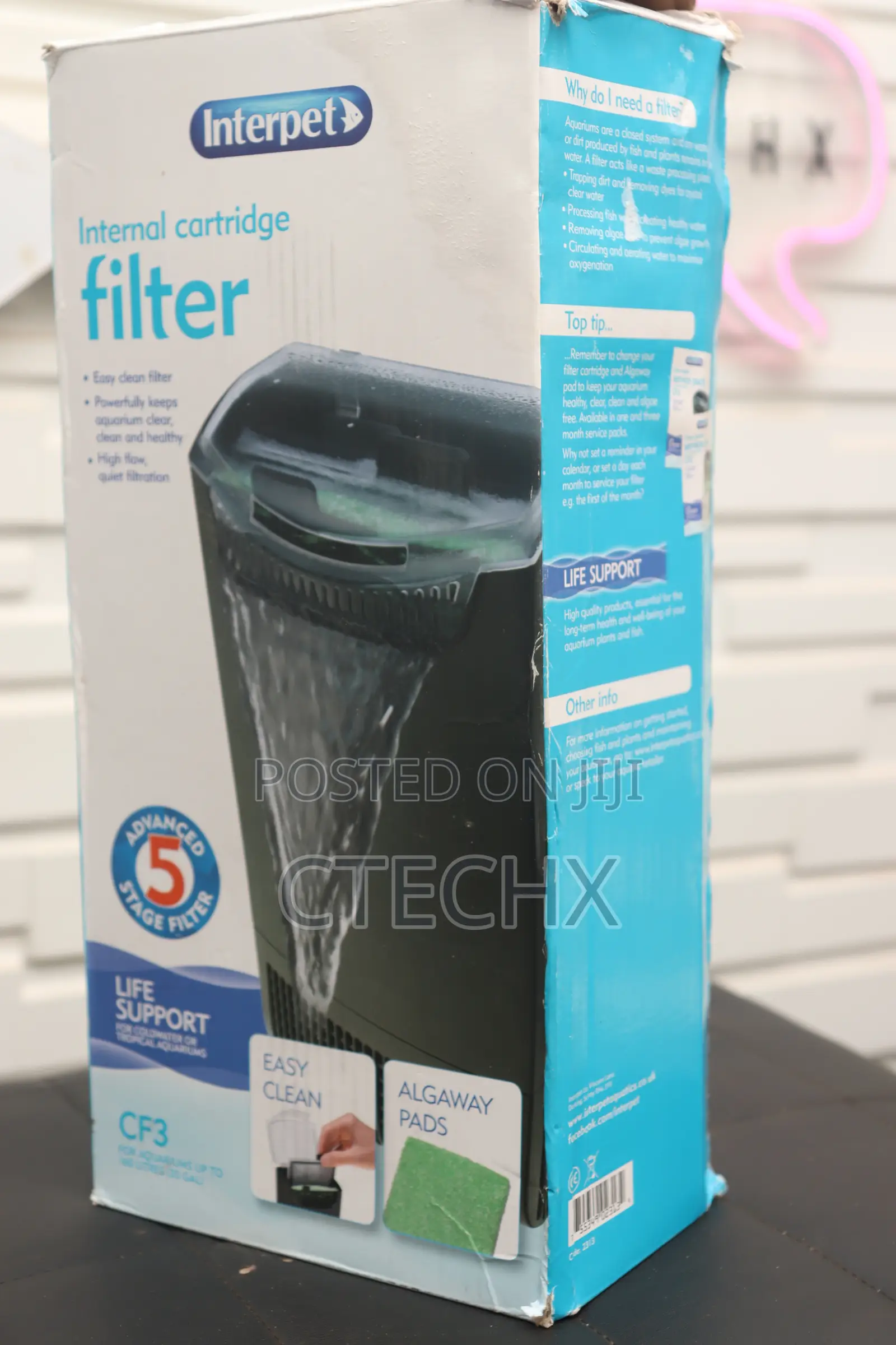 Interpet Internal Aquarium Fish Tank Cartridge Filter