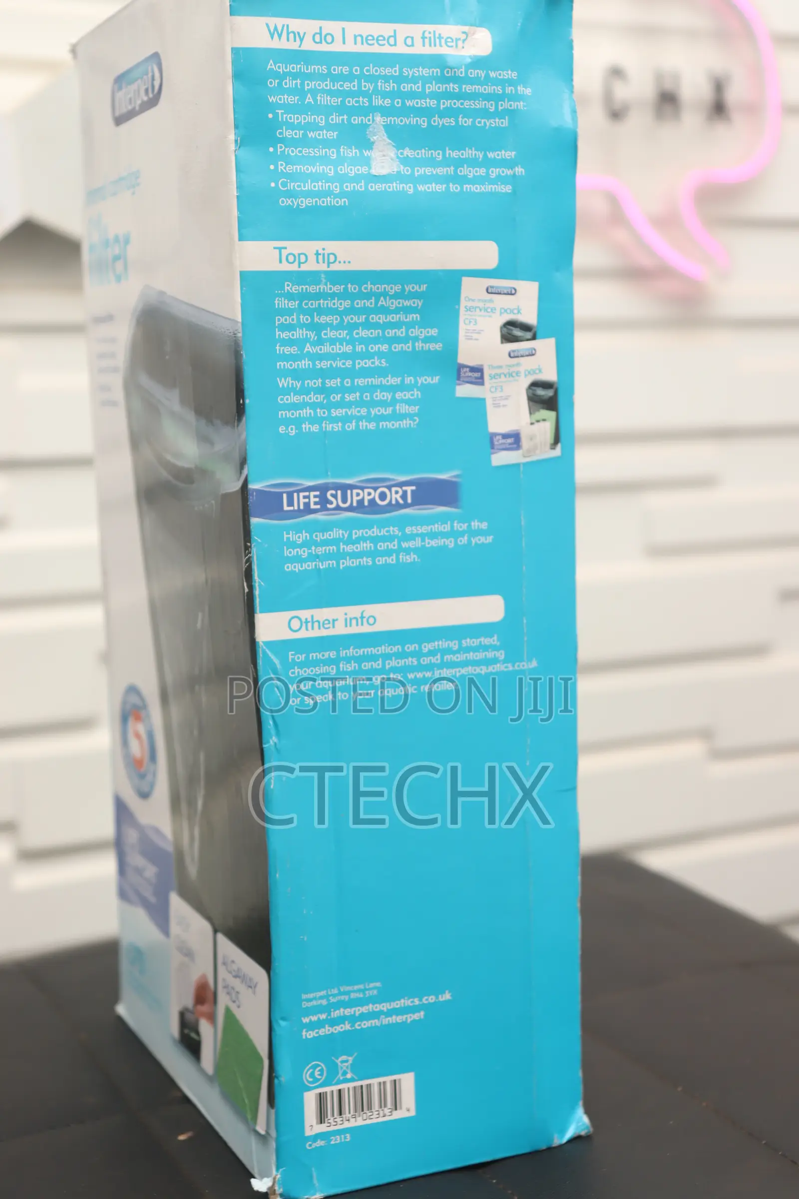 Interpet Internal Aquarium Fish Tank Cartridge Filter