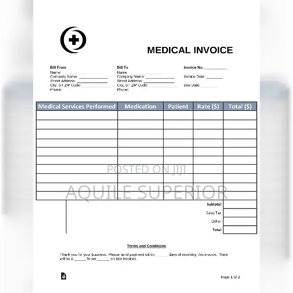 Medical Invoice