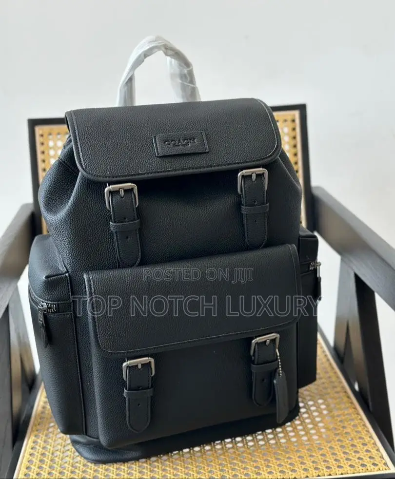 Original Quality Coach Luxury Thick Leather Backpack