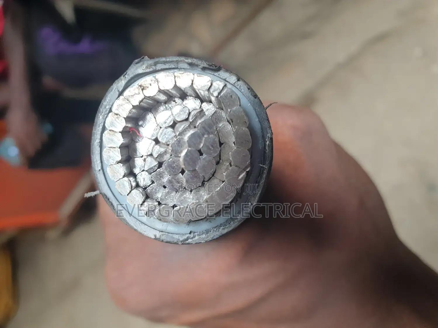 500mm Aluminium Single Cable PVC