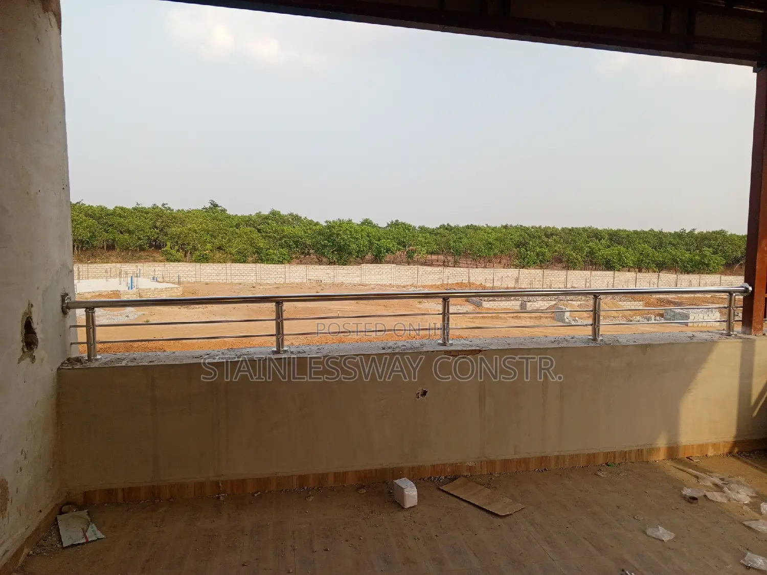 Dwarf Stainless Railing at Ochacho Estate