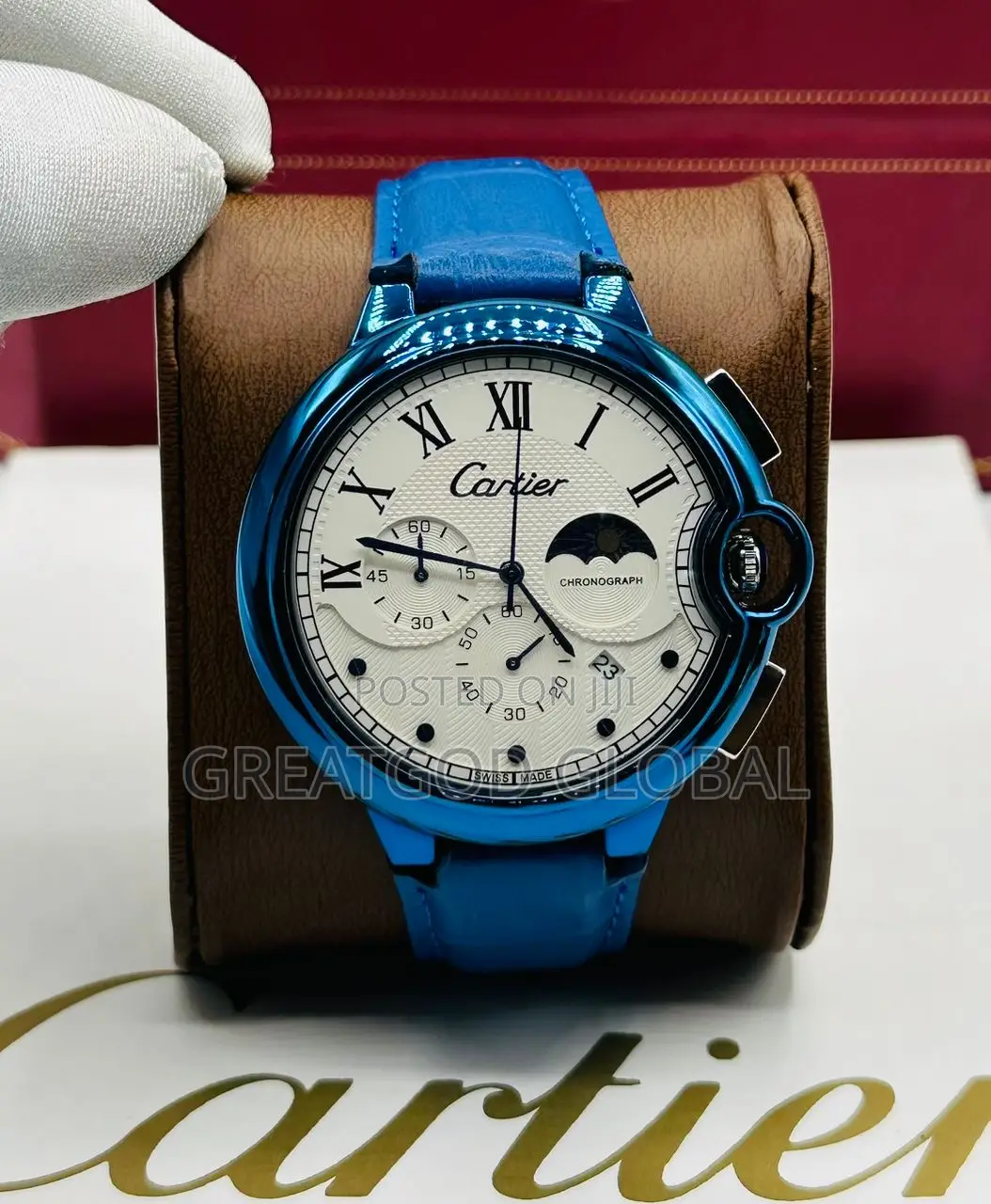 **Brand : Cartier Active Chronograph Wristwatch