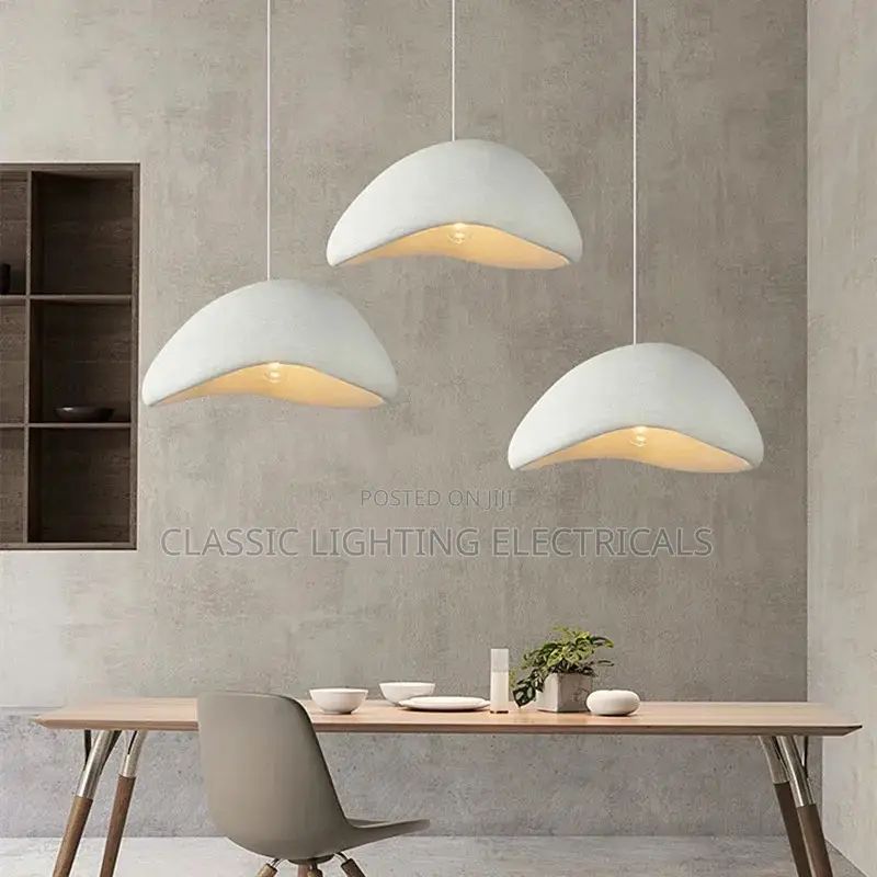 Nordic Wabi Sabi E27 Chandelier Dining Room LED Pendant