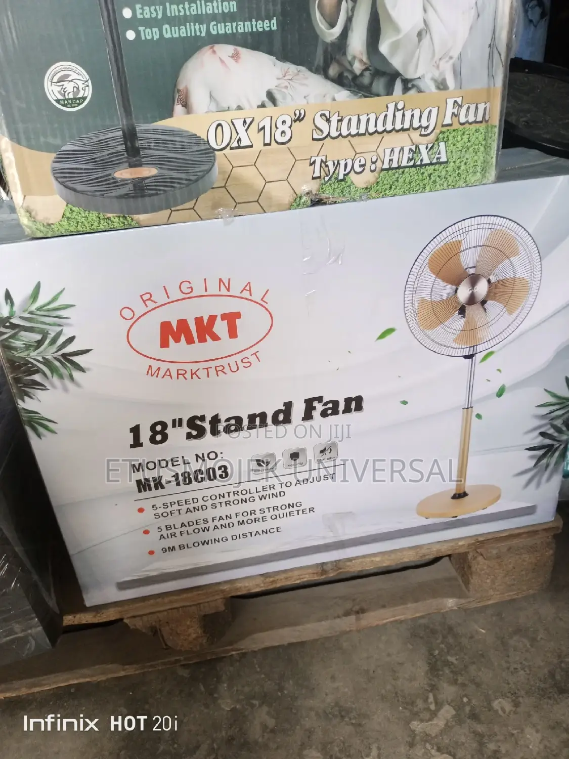 High Quality 18inches Standing Fan