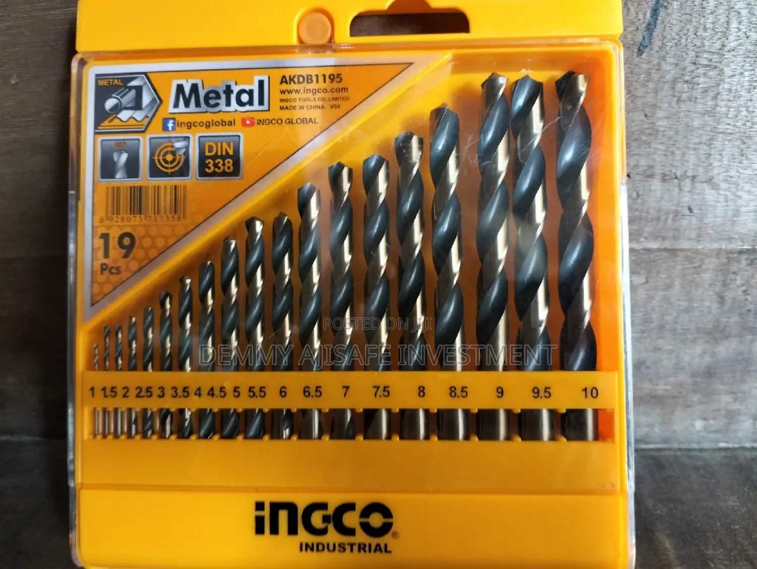 Drill Bit Set 19pcs