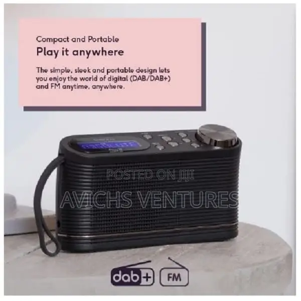 Roberts Play10 DAB/DAB Plus/Fm Digital Radio - Black