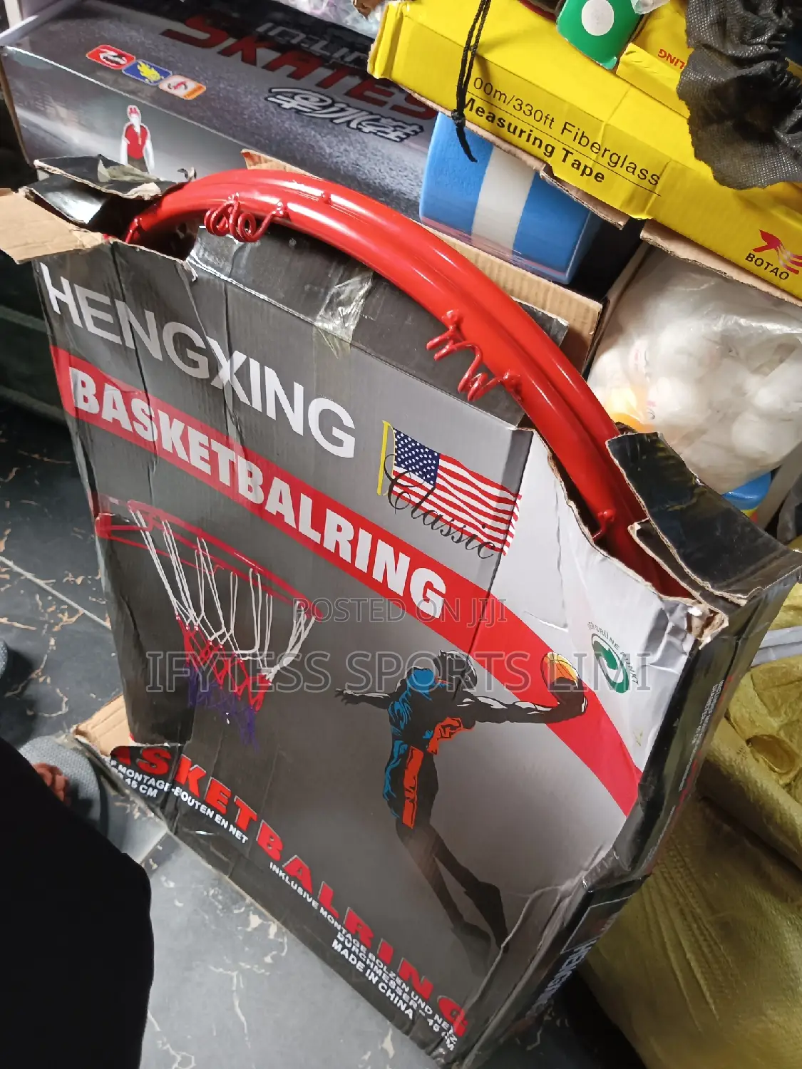 Double Layers Basketball Rings With Net and Spring.
