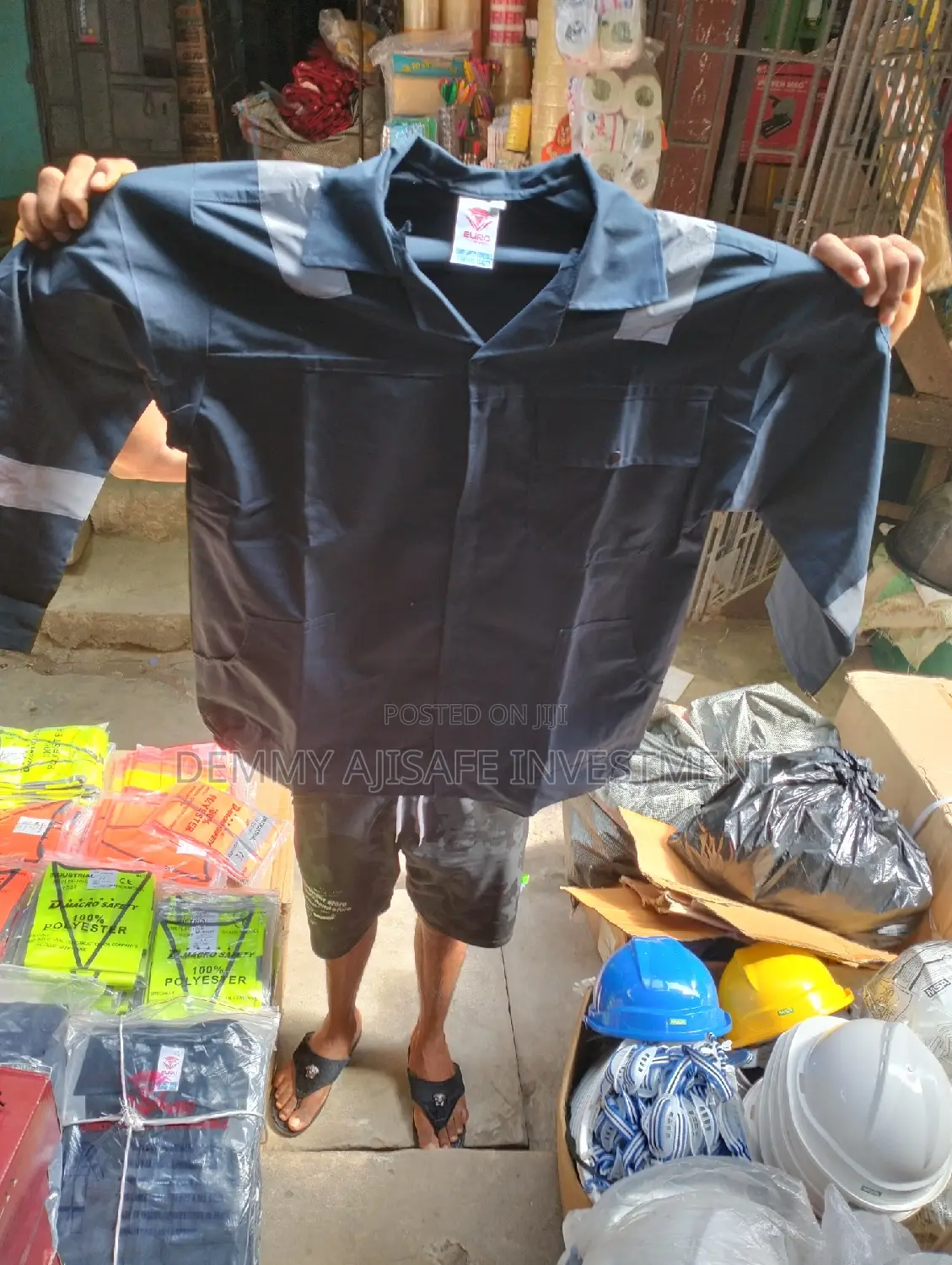 Safety Coverall With Reflector