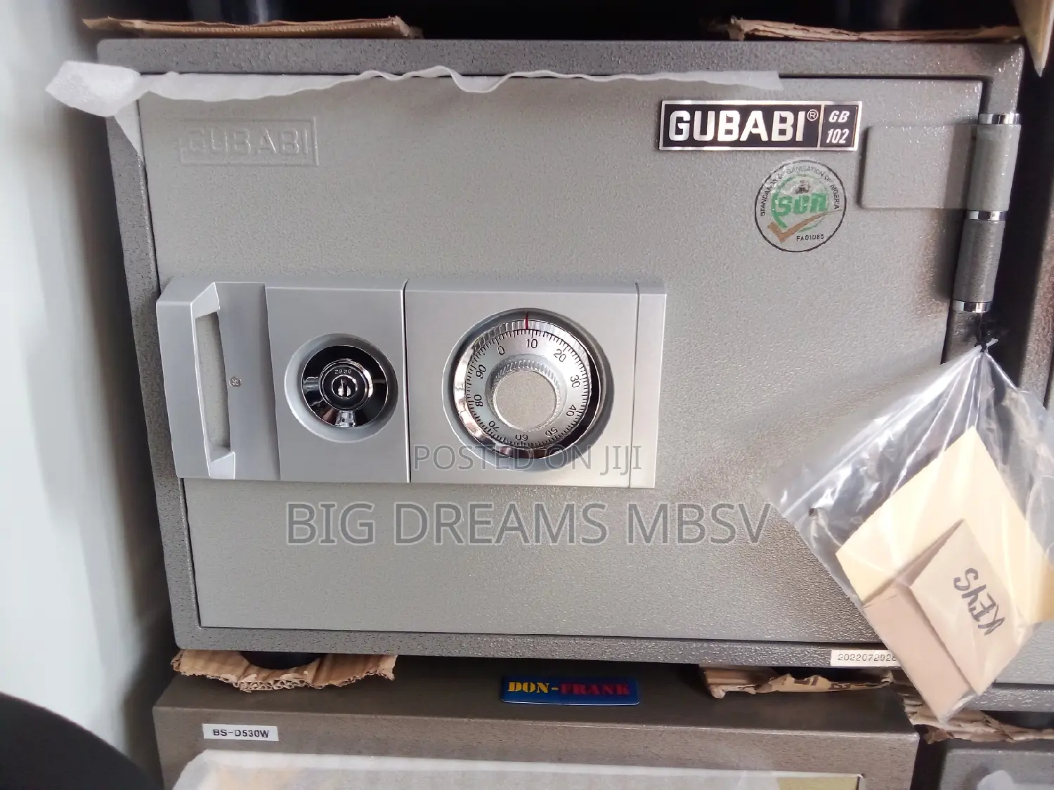 0024 Gb Manual Fireproof Safe and Key