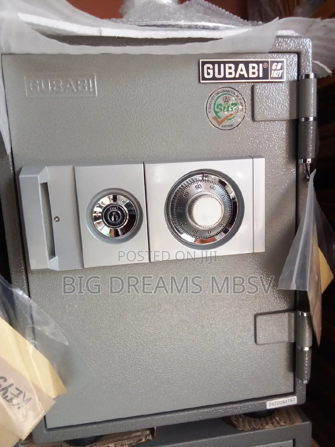 2tt Gubabi Manual Fireproof Safe (Long)