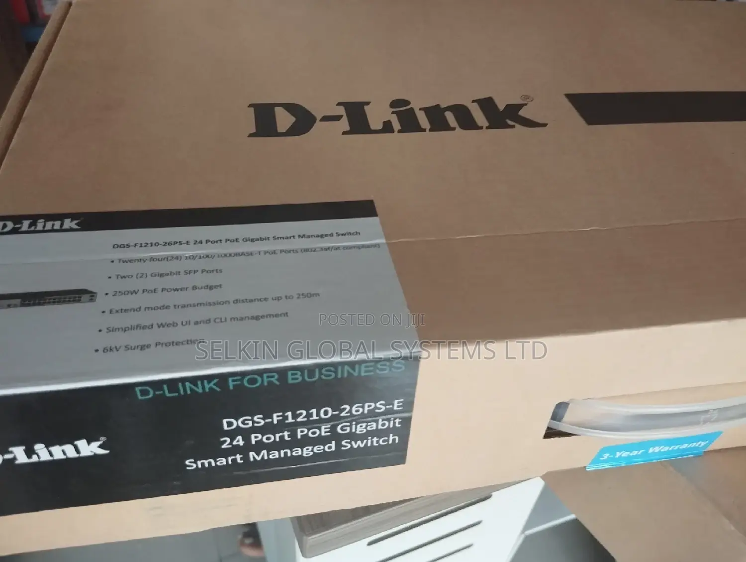 DGS -1210 -28p D Link 26-Port Gigabit Managed POE Switch