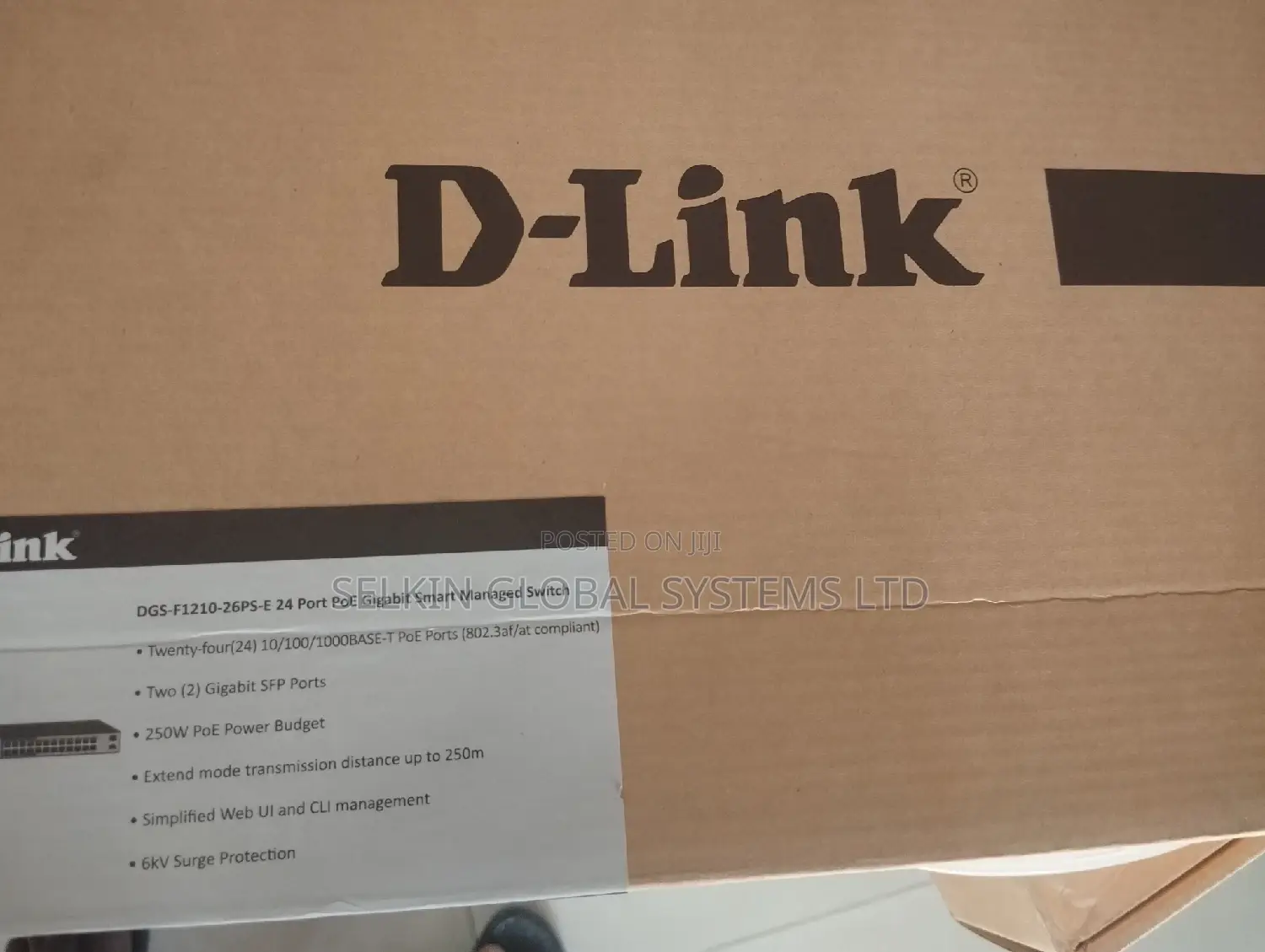 DGS -1210 -28p D Link 26-Port Gigabit Managed POE Switch