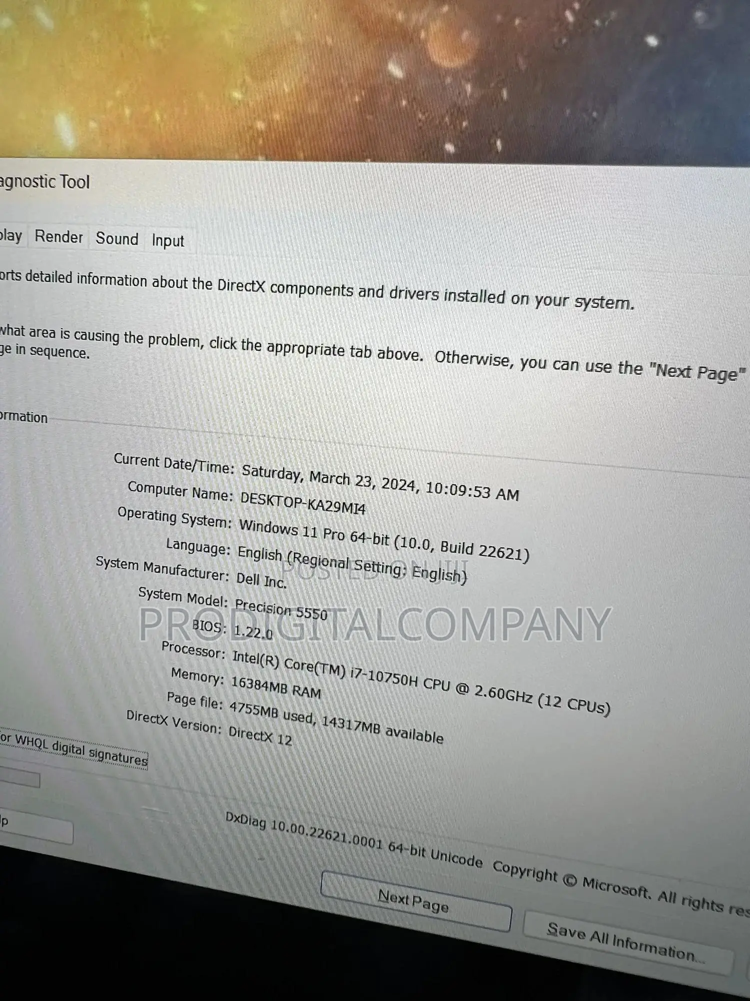 Laptop Dell Precision 5550 16GB Intel Core I7 SSD 512GB