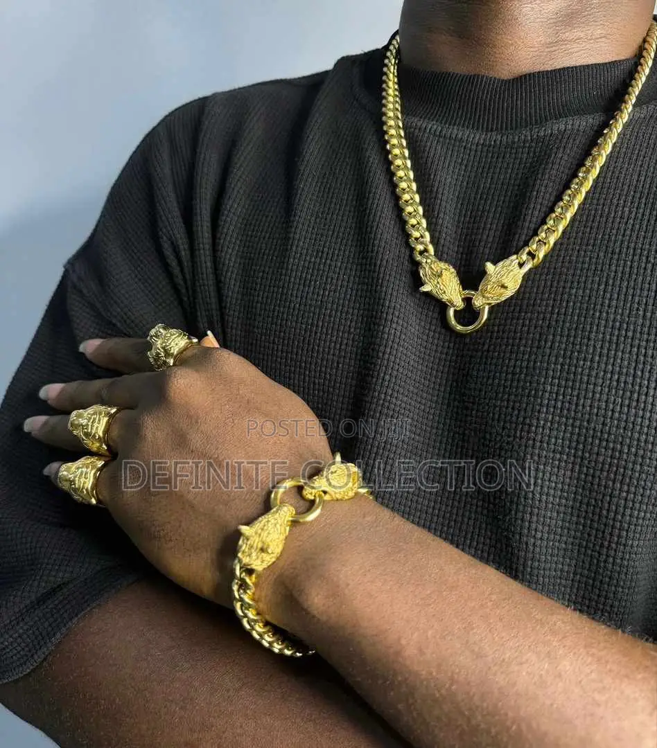 Cuban Necklace Set