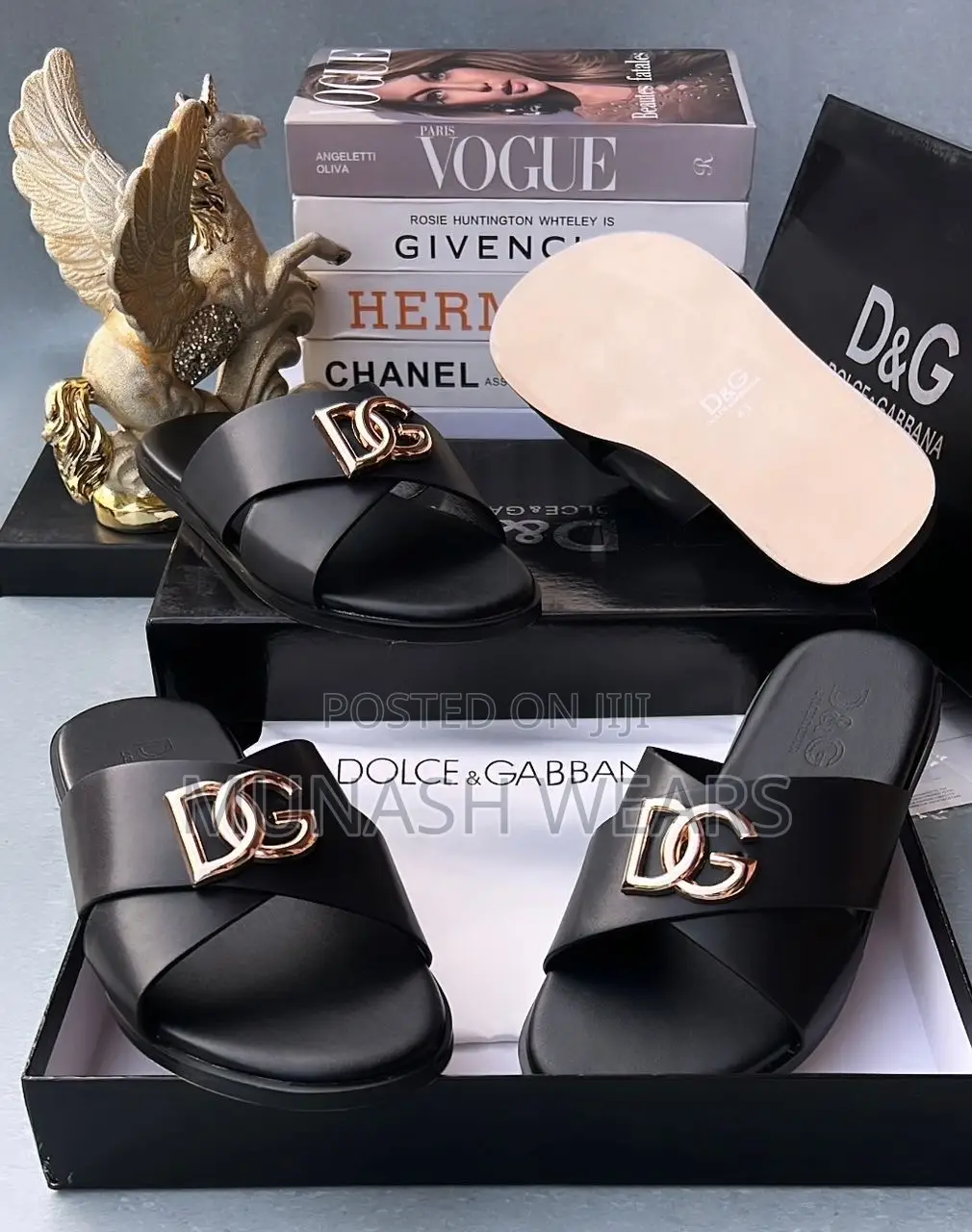 Original Leather D G Slipers