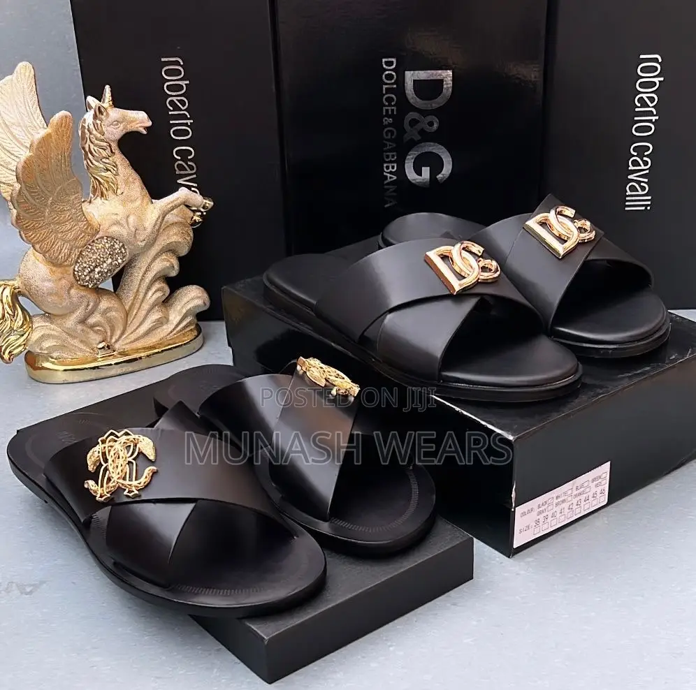 Original Leather D G Slipers