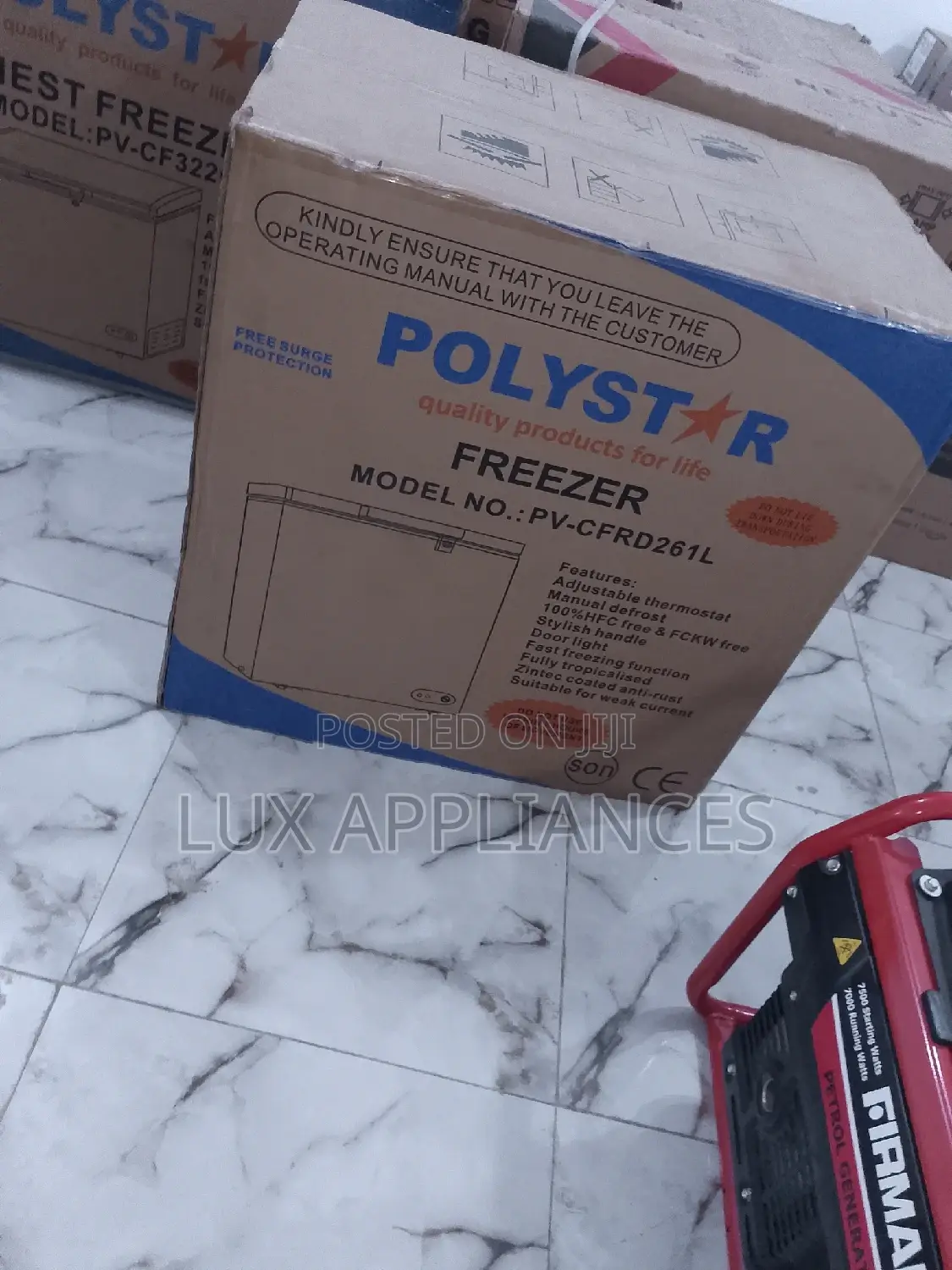 261 Liter Storage Volume Fast Freezing Chest Freezer
