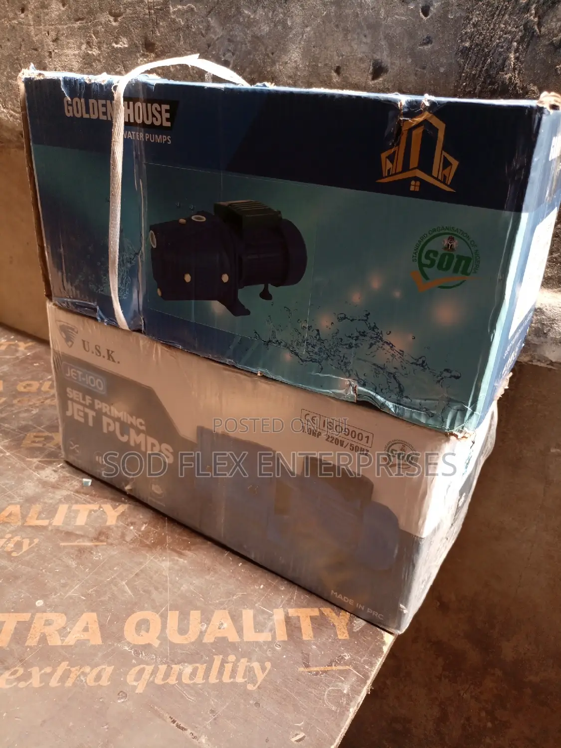 1hp Usk Durable Surface Water Pump