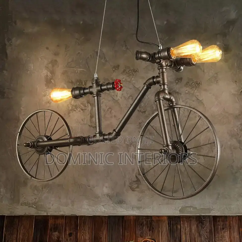 Creative Individual Bicycle Pendant Light