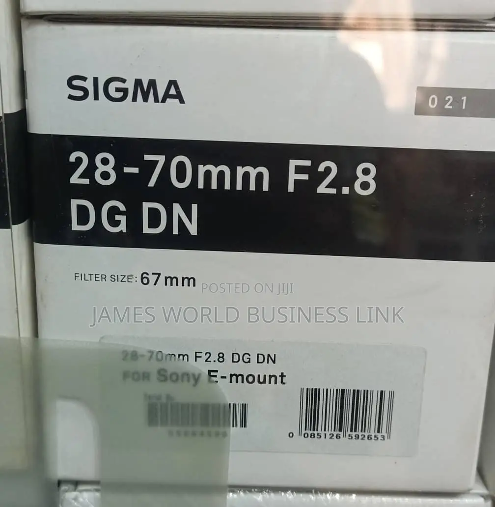 Sigma Len for Sony 28 to 70mm F2.8