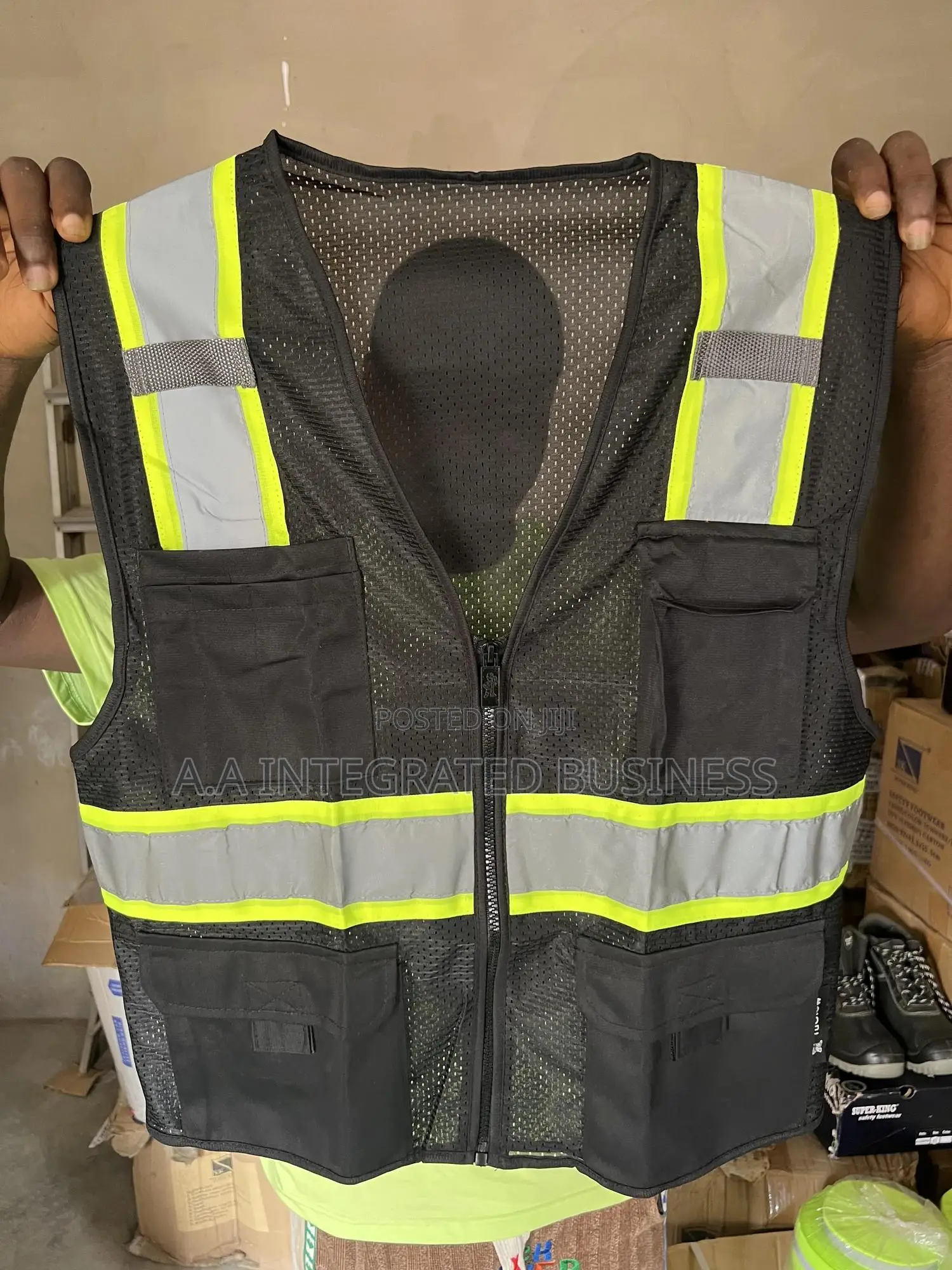 Black Executive Reflective Jacket