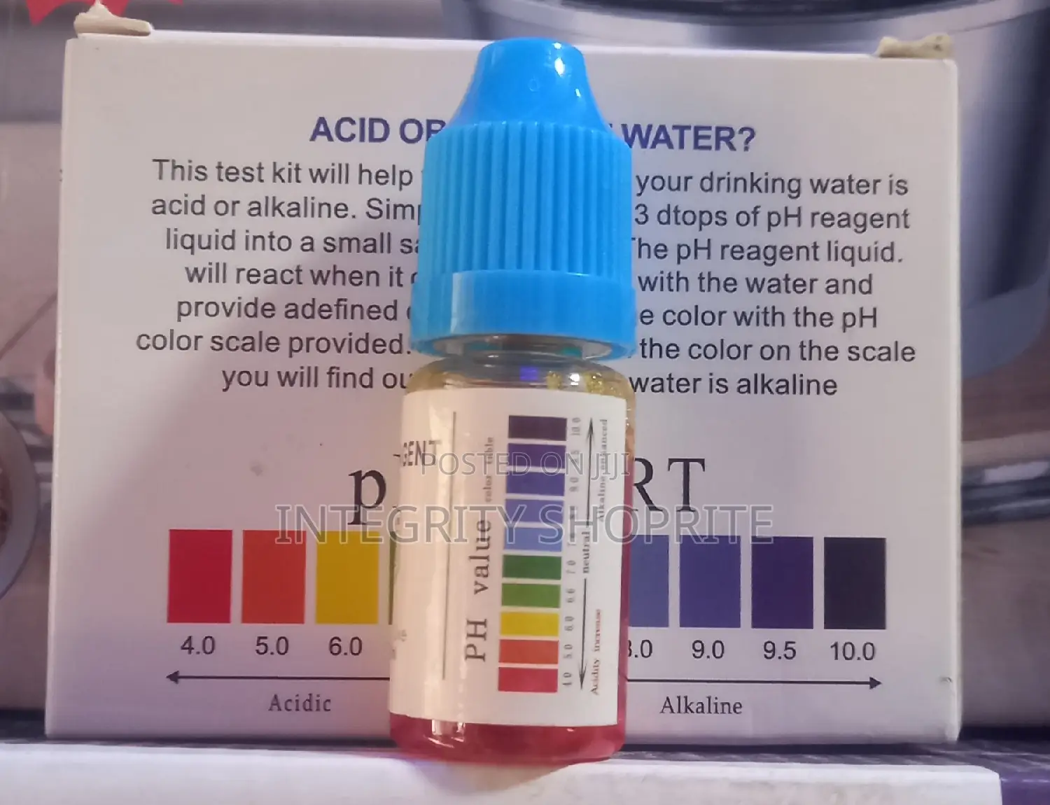 Alkaline Water Ph Test Liquid Kit for Drinking Water